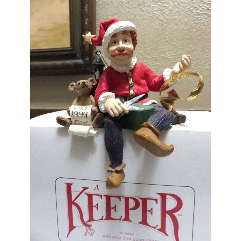 THE KEEPER OF CHRISTMAS 1999 Shelf Sitter Shenandoah Designs MINT IN BOX!